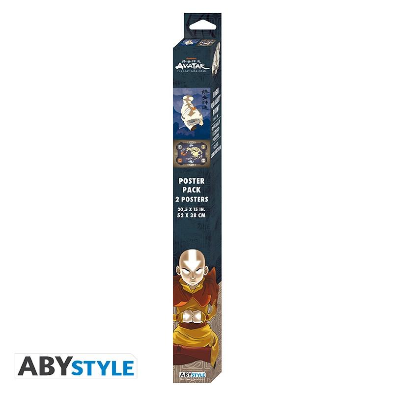 AVATAR - Appa & Carte - Set 2 posters '52x38' - 4
