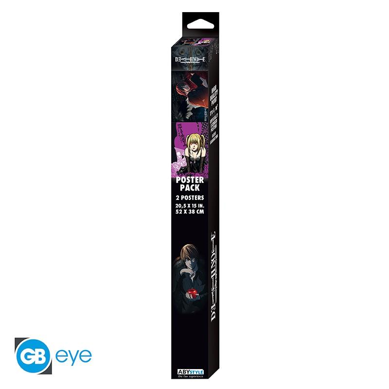 DEATH NOTE - L VS Light & Misa - Set de 2 posters '52x38' - 4
