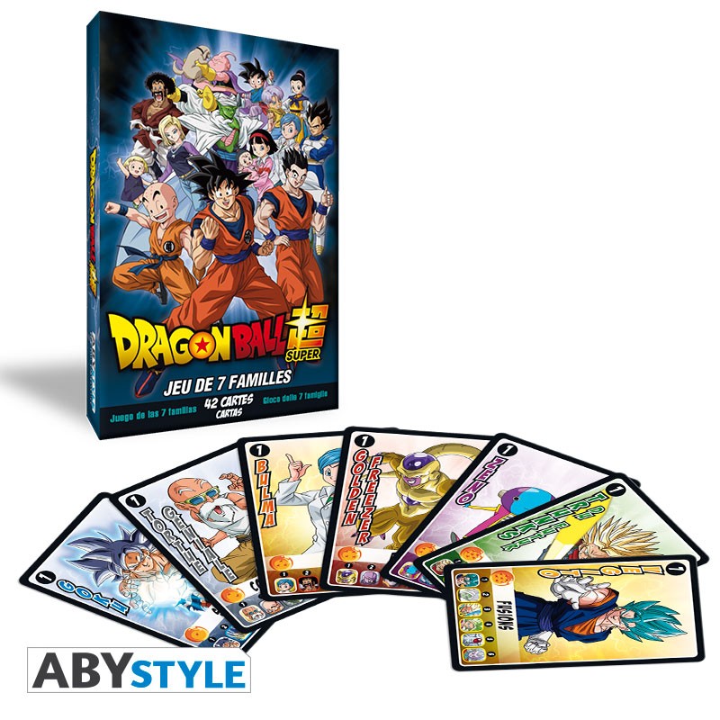 DRAGON BALL SUPER Jeux des 7 Familles Card game ABYstyle Dragon Ball