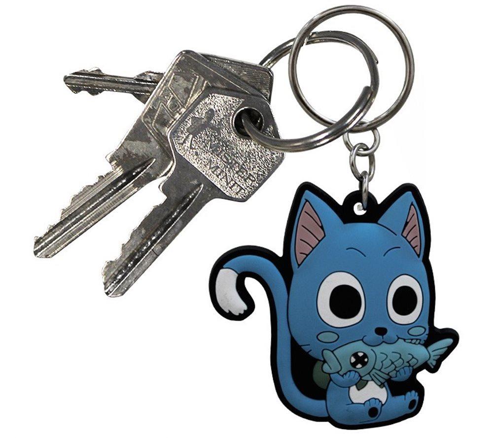 FAIRY TAIL - Porte-Cles PVC - Happy - 2