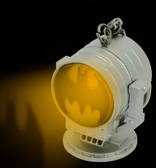 Porte-clés 3D DC Comics - Batman - Bat-Signal - Objets à collectionner  Cinéma et Séries