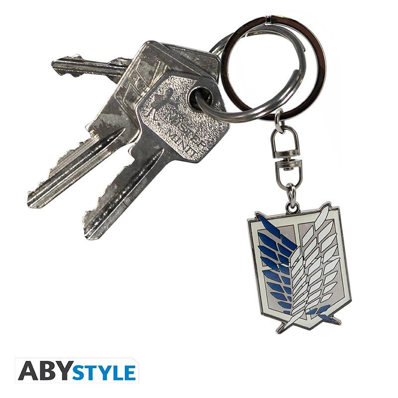 ATTACK ON TITAN - Metal Keychain - Survey Corps - 2