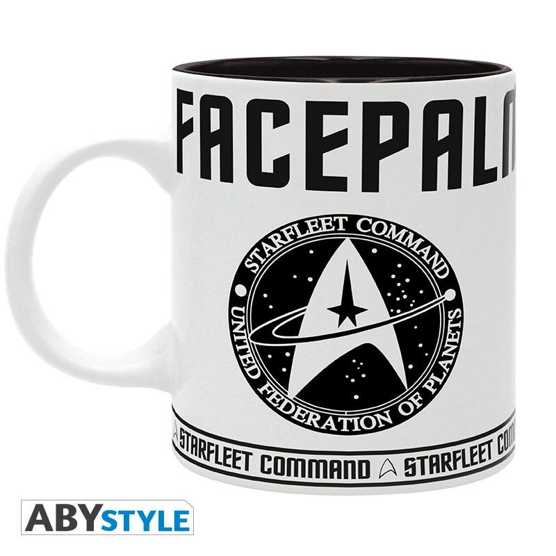 ABYSTYLE Tazza Ufficiale Star Trek 320 Ml: Design Facepalm Di Jean-Luc Picard Con Logo Flotta Stellare