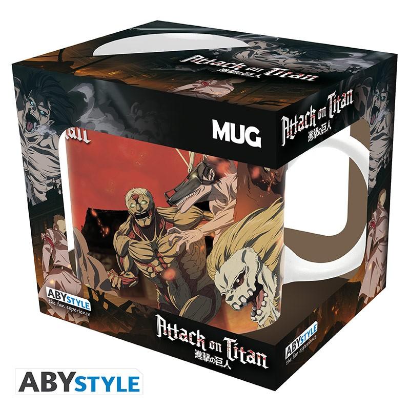L'ATTAQUE DES TITANS - Scène de bataille - Mug 320 ml - 4