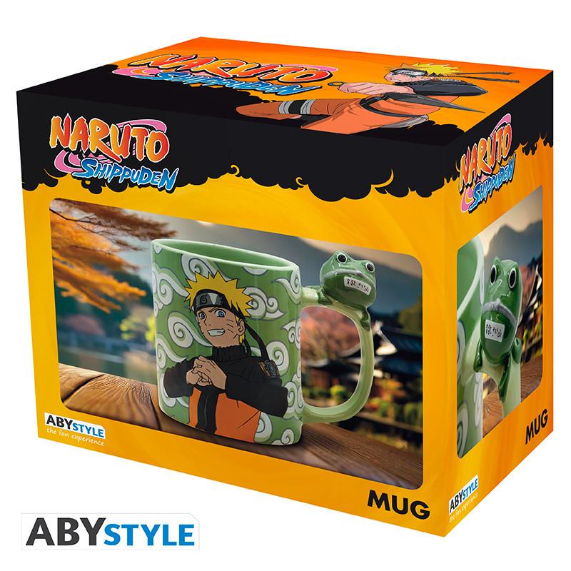 NARUTO SHIPPUDEN - Naruto and Gama-chan - 3D Mug 460ml - 6