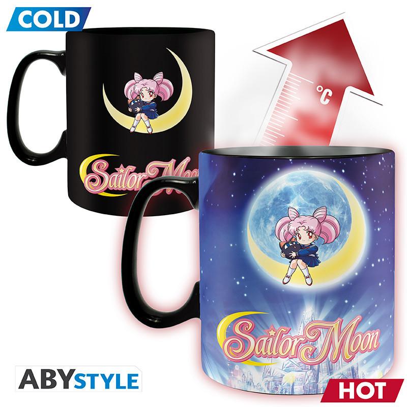 SAILOR MOON - Sailor & Chibi - Mug Heat Change 460ml - 2