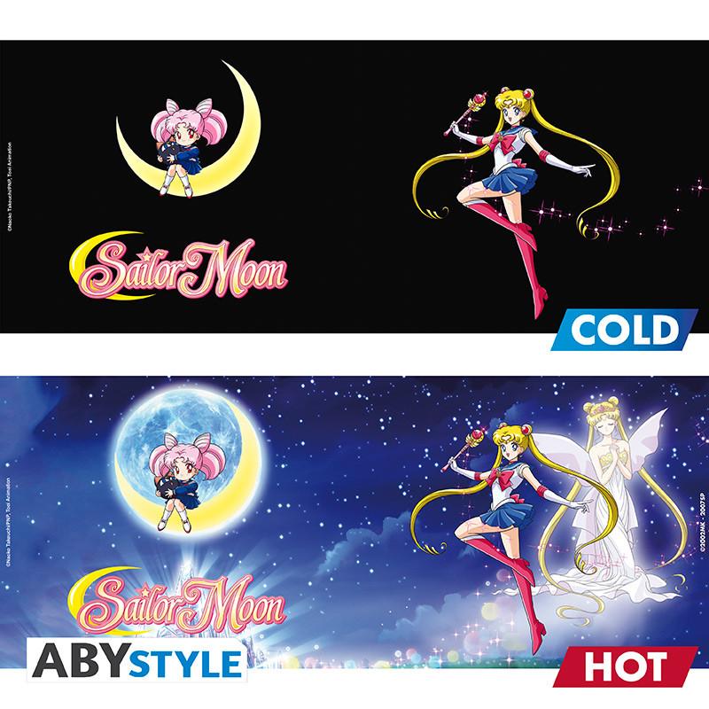 SAILOR MOON - Sailor & Chibi - Mug Heat Change 460ml - 4