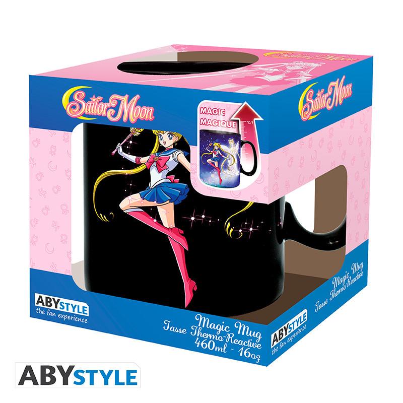 SAILOR MOON - Sailor & Chibi - Mug Heat Change 460ml - 5