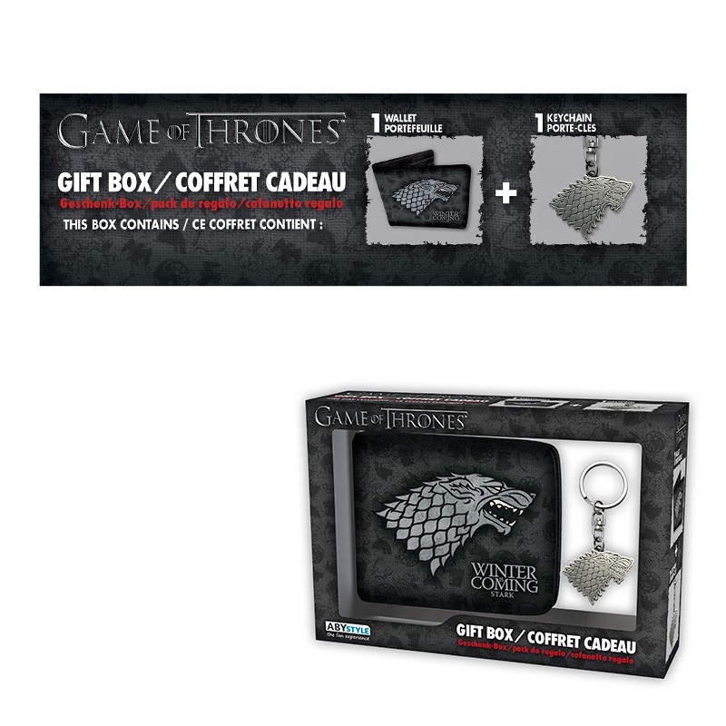 GAME OF THRONES - Gift Box (Wallet + Keyring) - Stark_IMAGE_2