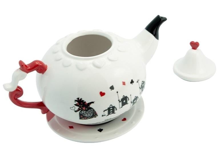 DISNEY - Queen of Hearts - Ceramic Teapot - 5