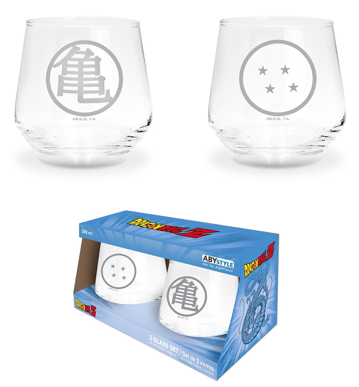 DRAGON BALL Z - Kame & Dragon Ball - 2 Glasses Set 300ml_IMAGE_1