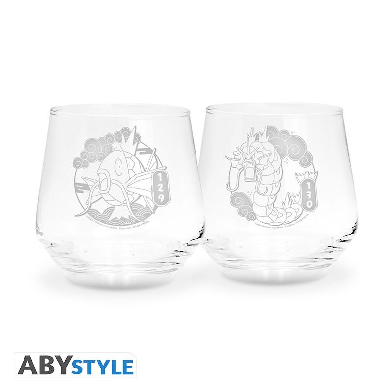 POKEMON - Magikarp & Gyarados - 2 Glasses Set 300ml - 2