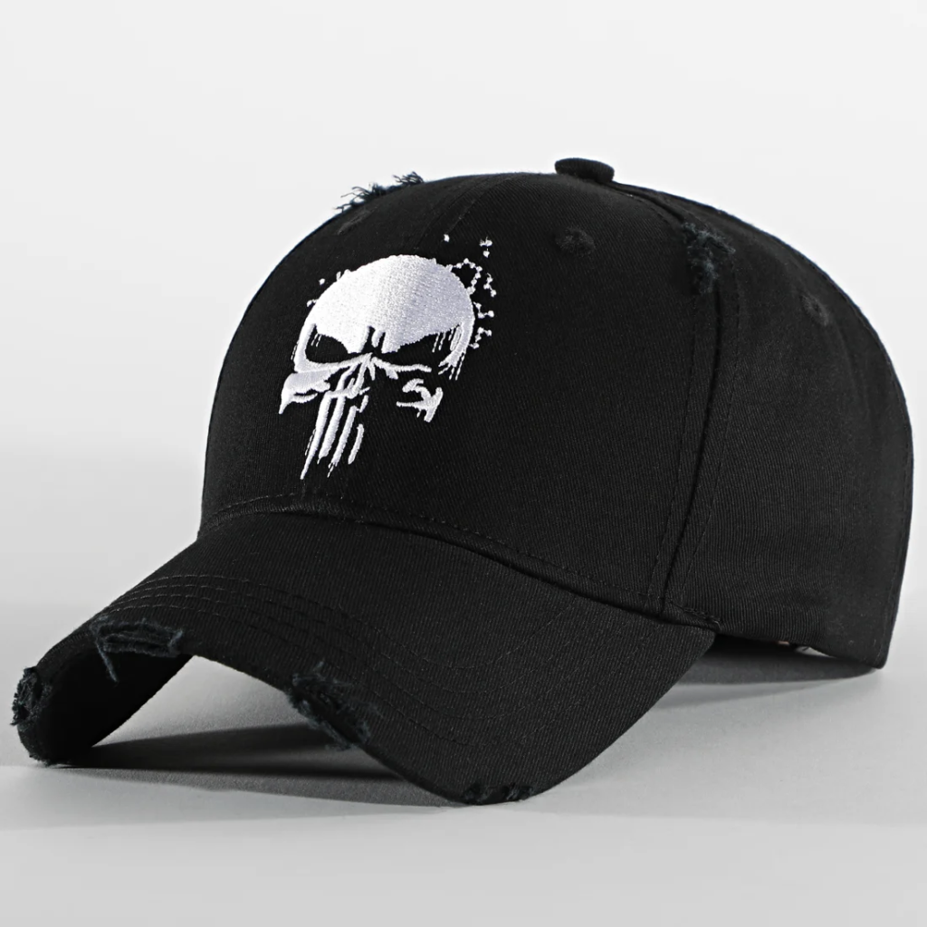 MARVEL Logo Punisher Cap Gorra Cotton Division