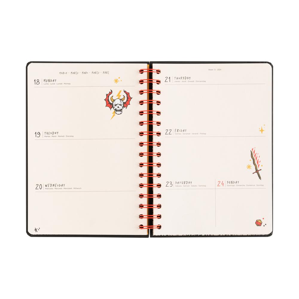 STRANGER THINGS - Agenda A5 2023/2024 - 12 Mois - 5