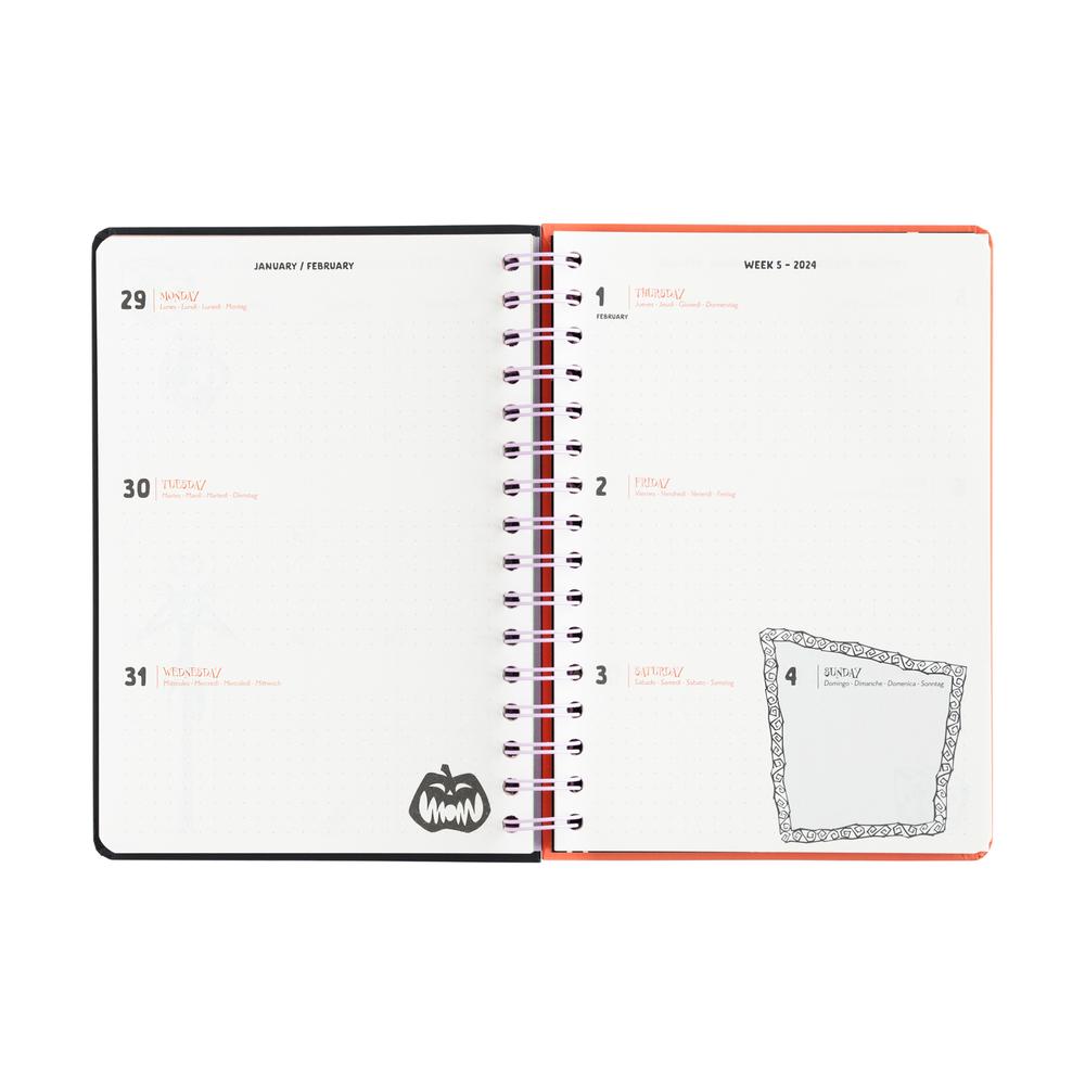 L'ETRANGE NOEL de Mr JACK - Agenda A5 2023/2024 - 12 Mois - 5