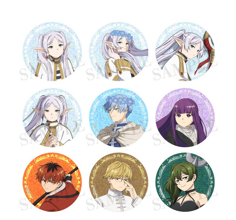 FRIEREN - Trading Glitter Can Badge BLIND BAG (9pcs) - 56mm - 2