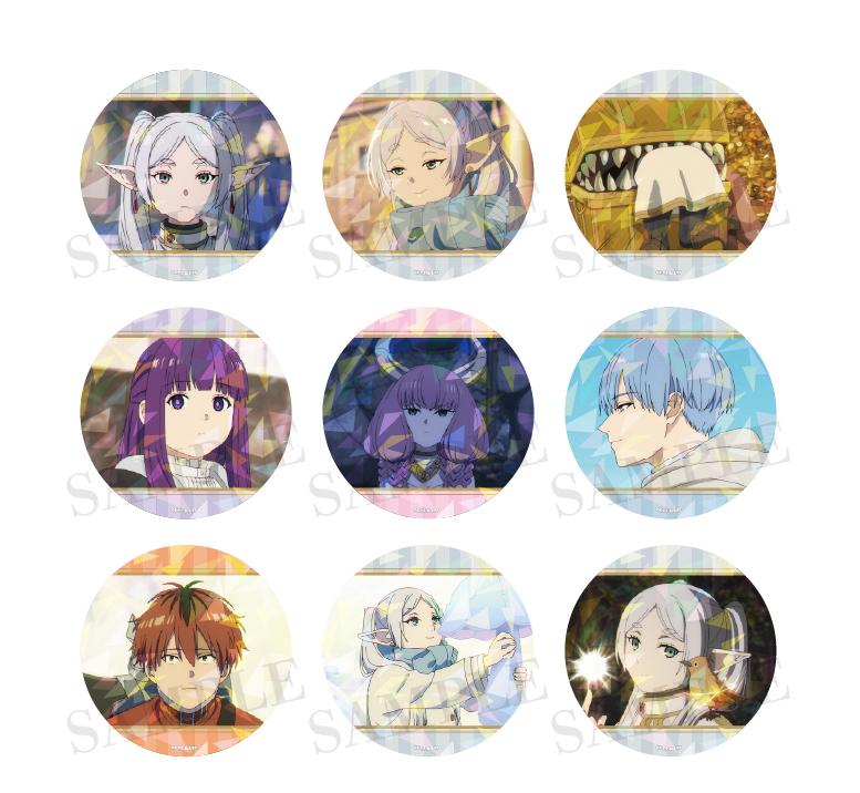 FRIEREN - Trading Big Hologram Can Badge BLIND BAG (9pcs) - 75mm - 2