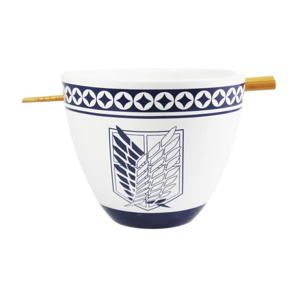 ATTACK ON TITAN - Bol à Ramen avec Baguette 470ml - Emblem - 2