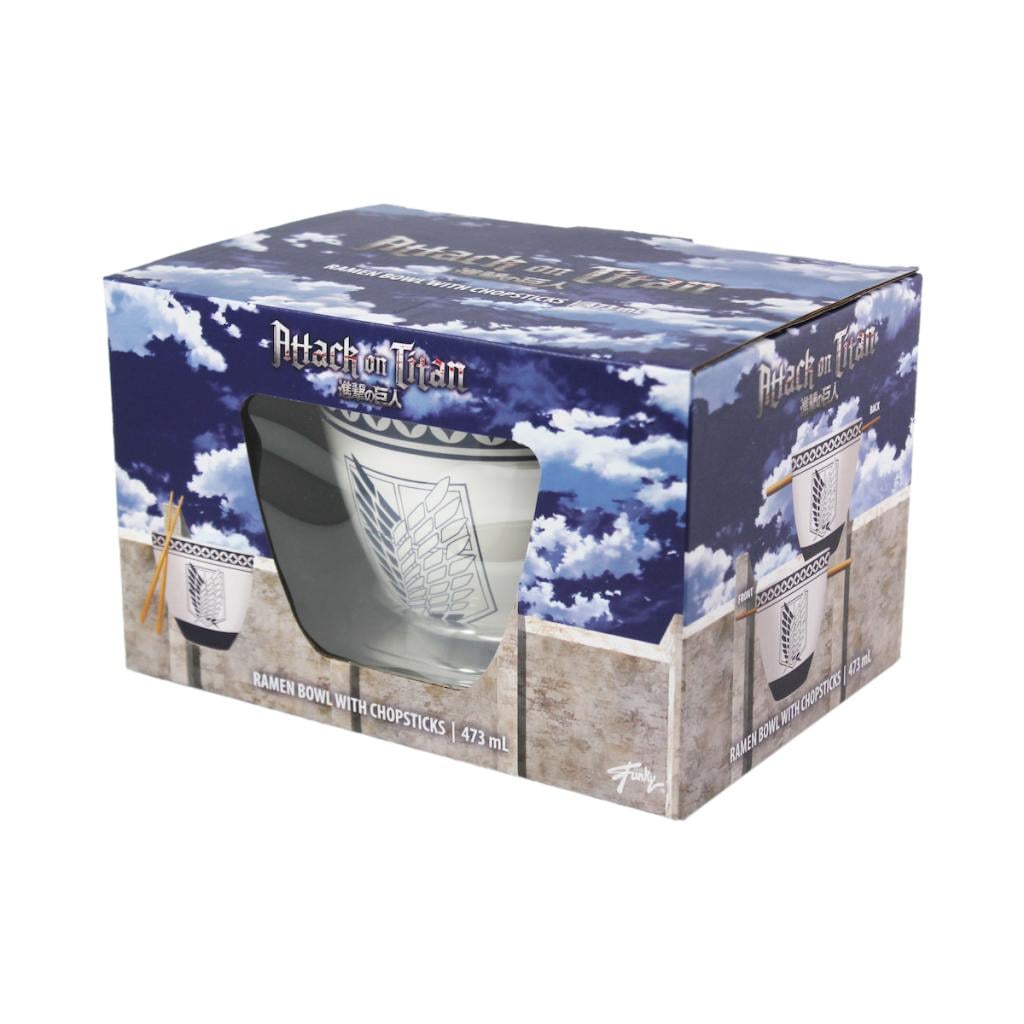 ATTACK ON TITAN - Bol à Ramen avec Baguette 470ml - Emblem - 3