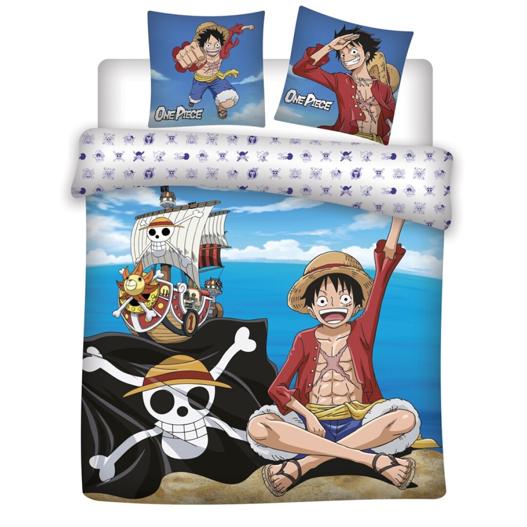 ONE PIECE - Luffy - Duvet Cover 240x220cm - '100% Cotton'_IMAGE_1