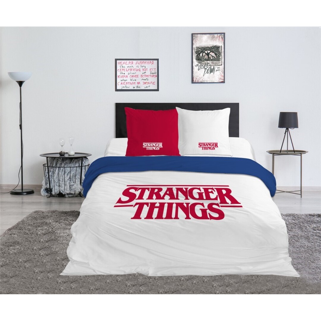 STRANGER THINGS - Duvet Cover 240x220cm - Logo '100% Coton'_IMAGE_1