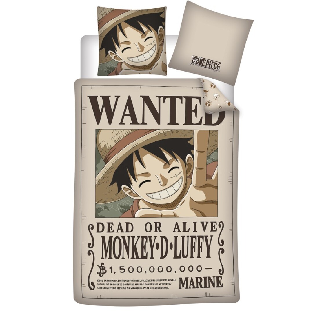ONE PIECE - Wanted - Duvet Cover 140x200cm - '100% microfiber'_IMAGE_1