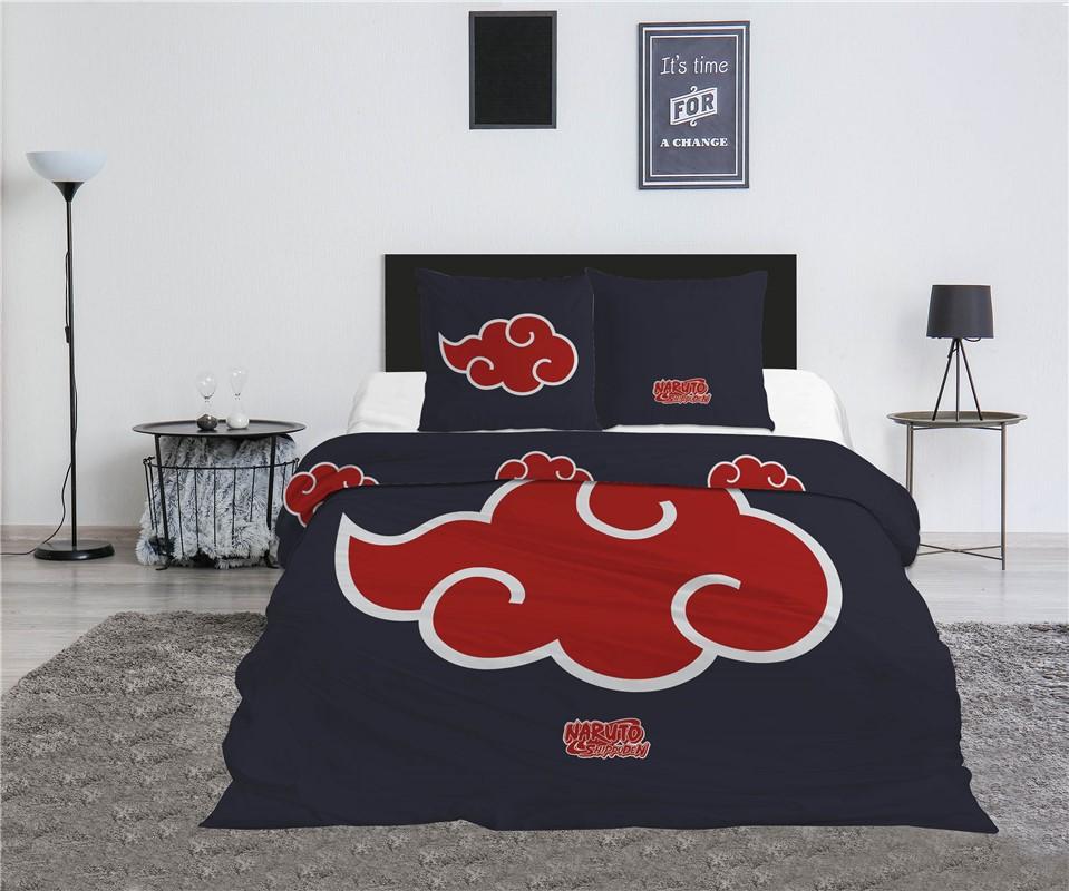 NARUTO SHIPPUDEN - Duvet Cover 240x220cm + 2x65x65cm - Akatsuki - 2