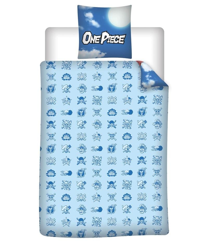 ONE PIECE - Parure de lit 140x200cm + 65x65cm - 2