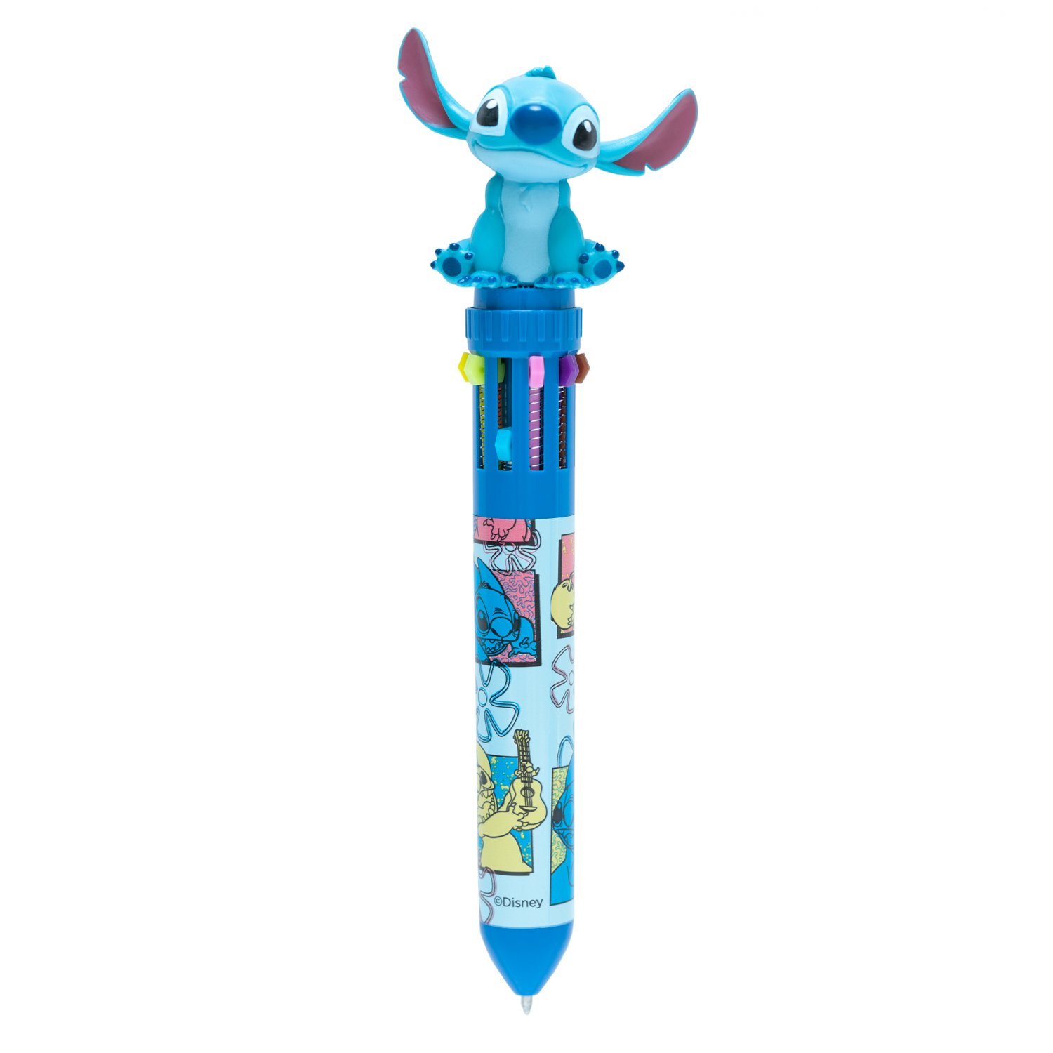 STITCH - Stylo-Bille 10 couleurs 3D : : Stylo Grupo Erik  DISNEY