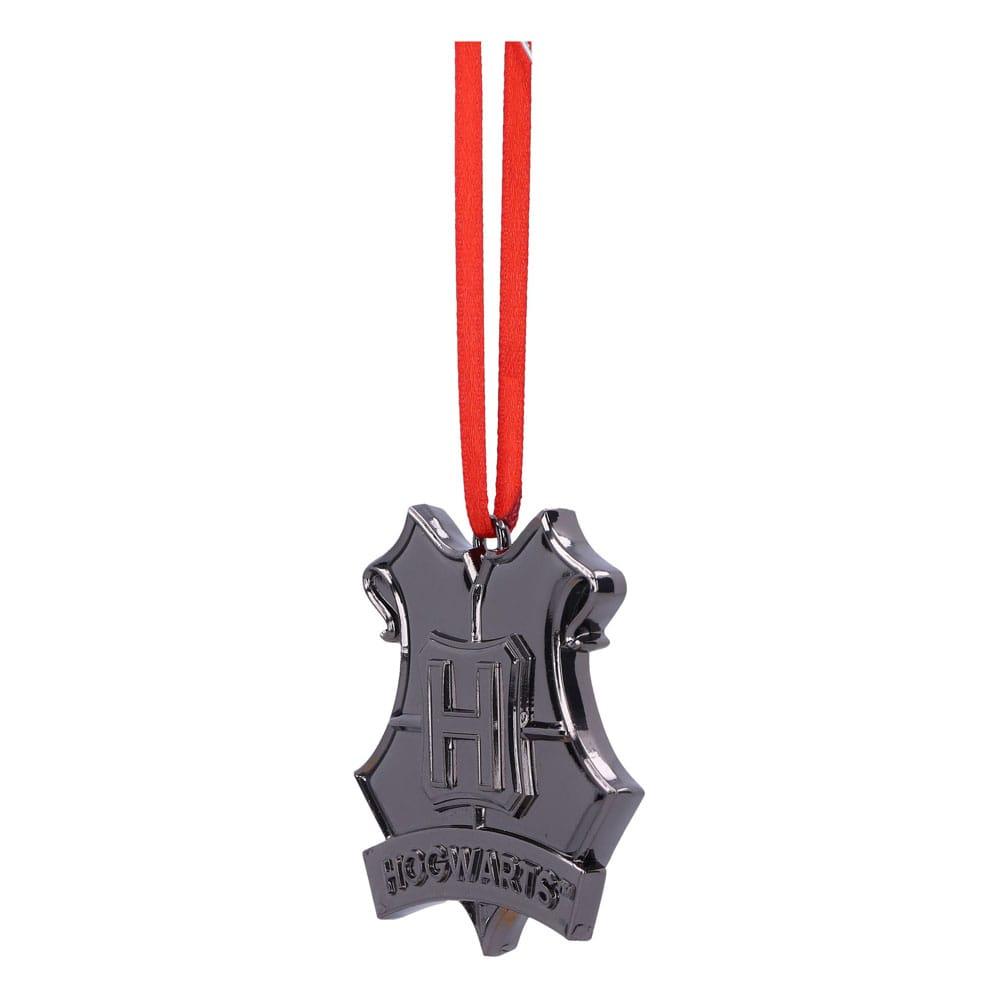 HARRY POTTER - Ecusson de Poudlard (Argent) - Déco à suspendre 6cm - 2