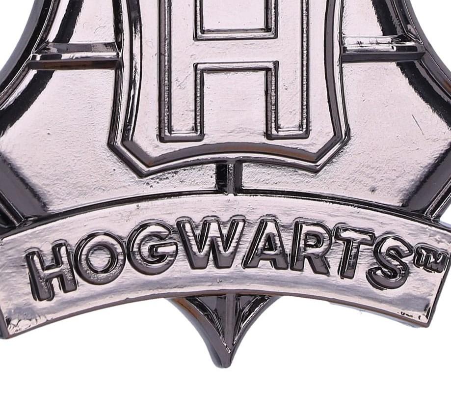 HARRY POTTER - Ecusson de Poudlard (Argent) - Déco à suspendre 6cm - 6