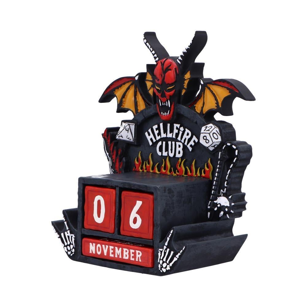 STRANGER THINGS - Hellfire Club - Perpetual Calendar - 2