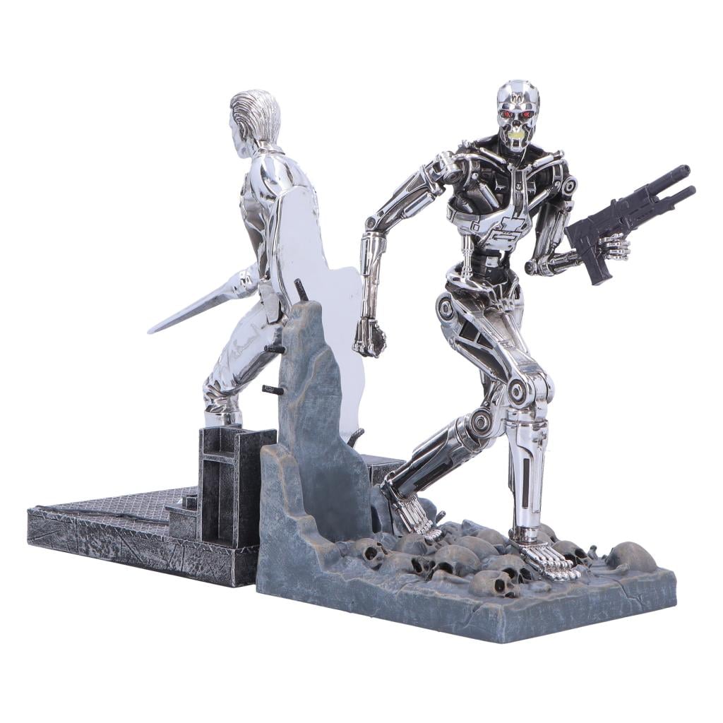 TERMINATOR - T-1000 vs T-800 - Serre-Livres 18.5cm - 4