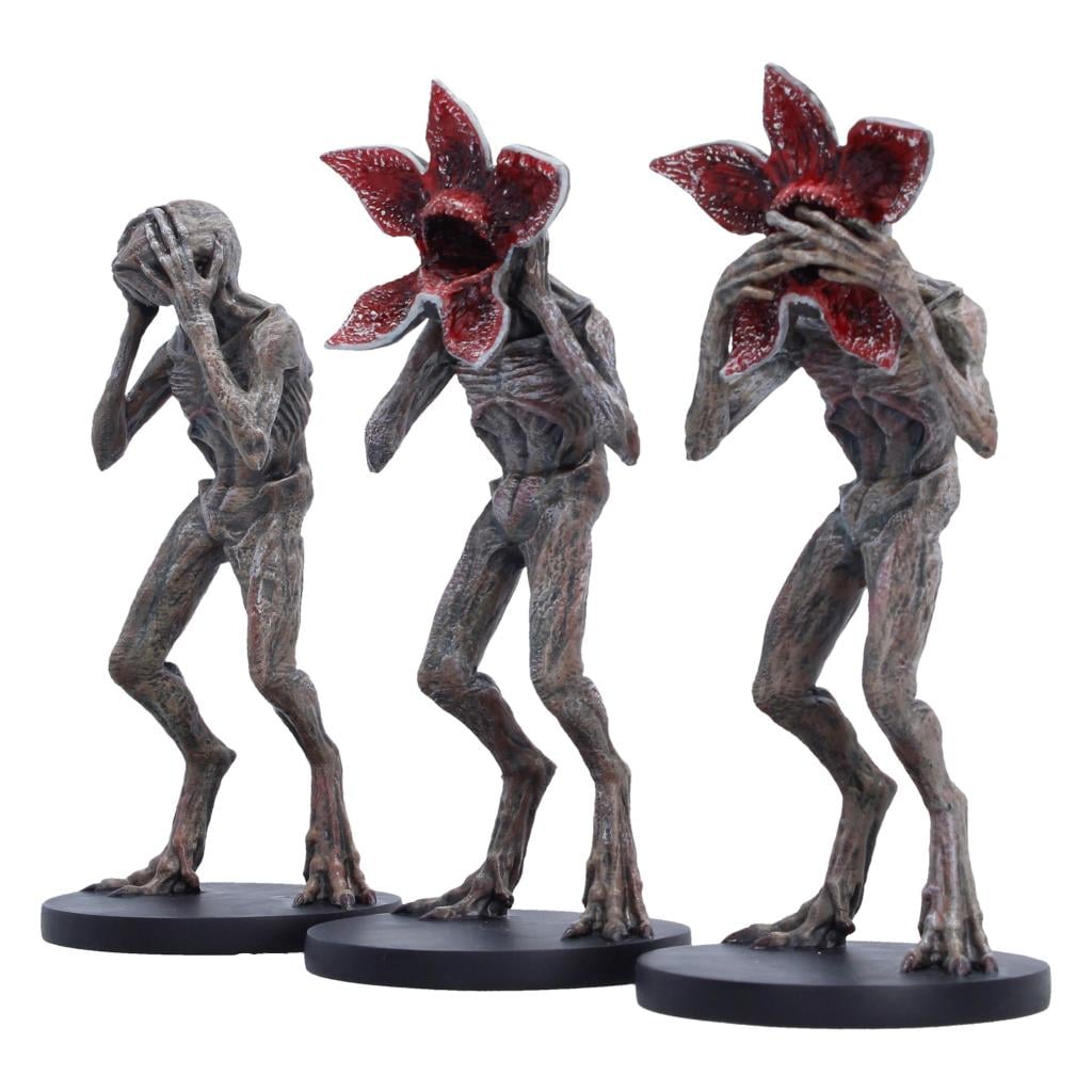 STRANGER THINGS - Three Wise Demogorgons - Set 3 Statuette - 2