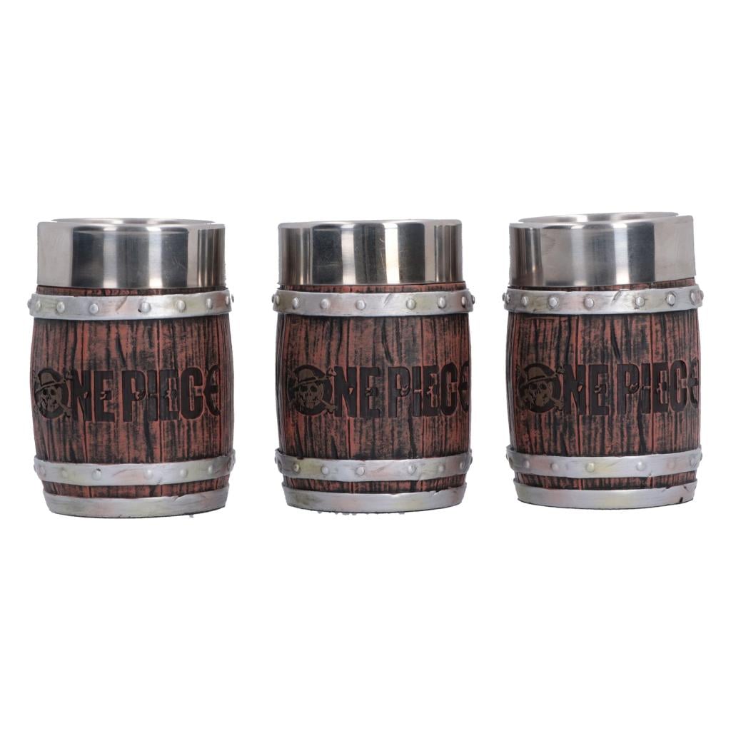 ONE PIECE - Barrel - Set de 3 verres à shots - 3