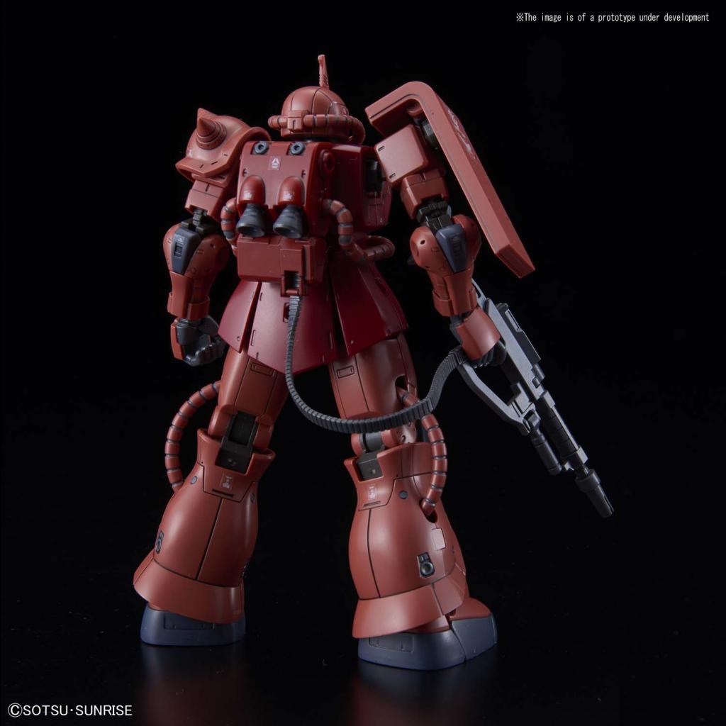 GUNDAM - Model Kit - HG 1/144 - MS-06S Zaku II Aznable's Mobile Red - 3