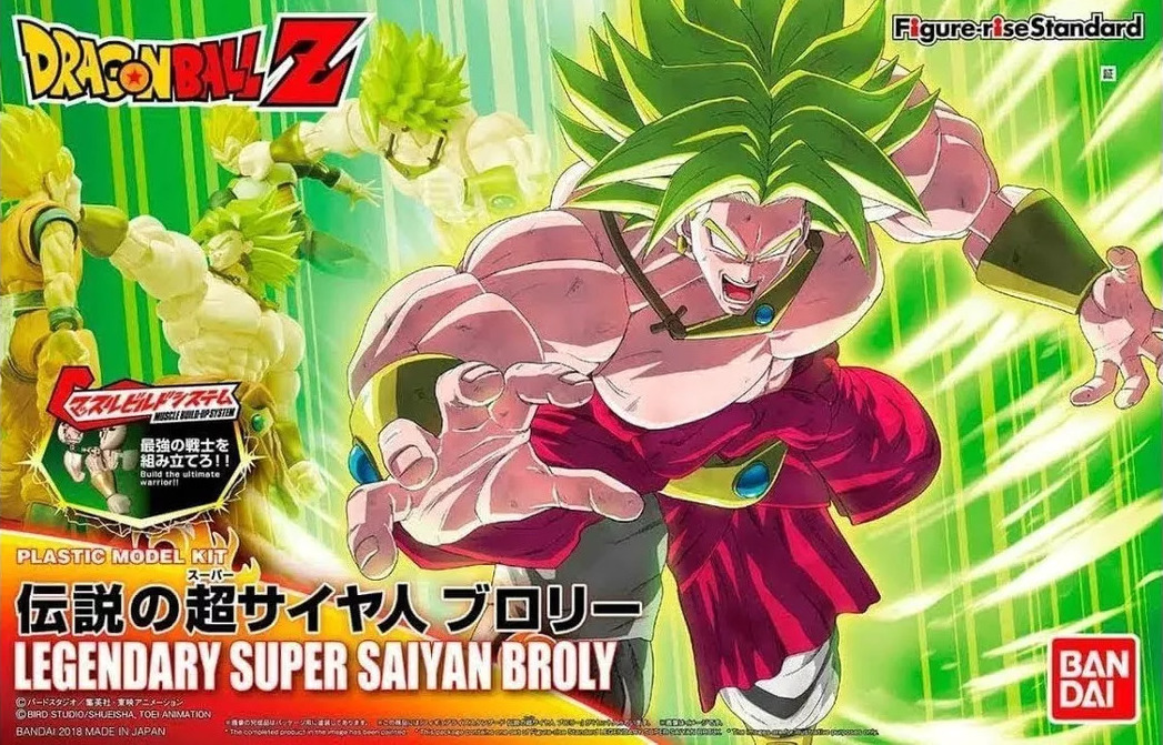 DRAGON BALL Model Kit Super Saiyan Broly Model Kit Bandai Model Kit