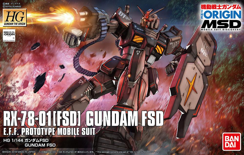 GUNDAM The Origin Model Kit HG 1/144 Gundam FSD