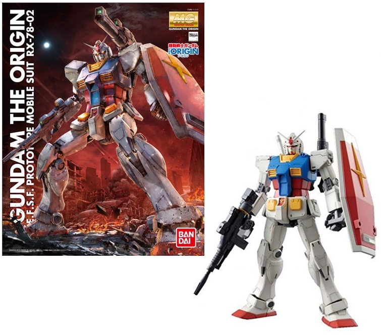 GUNDAM The Origin Model Kit MG 1/100 RX7802 Gundam