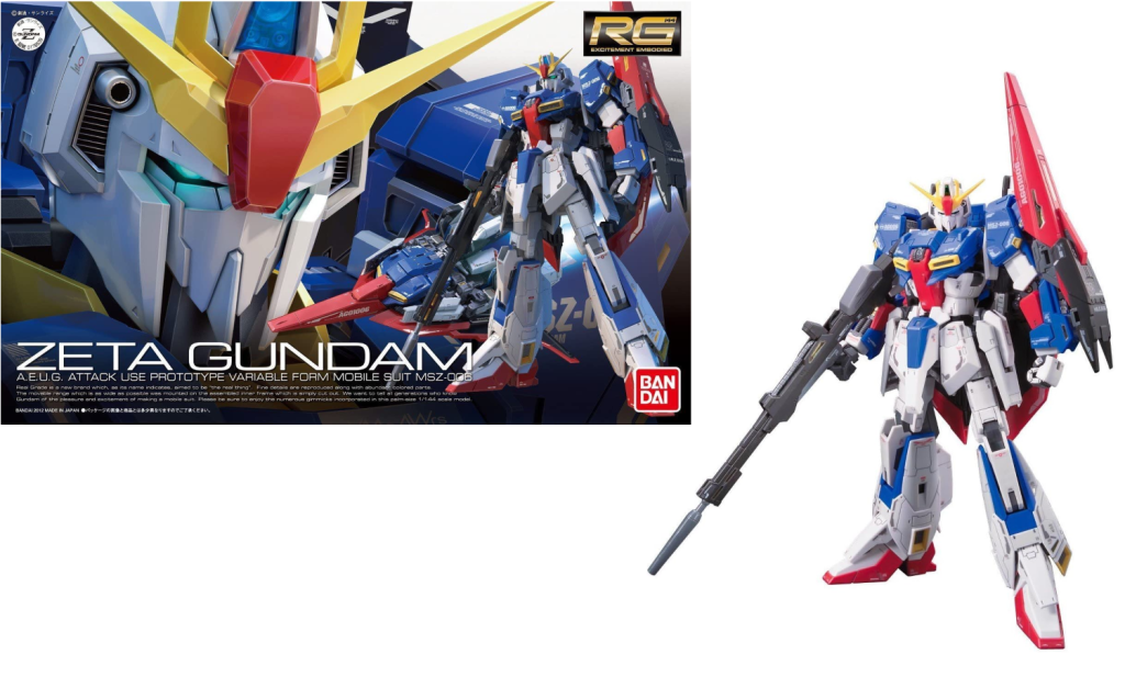 GUNDAM Model Kit Real Grade Z Gundam 13 CM