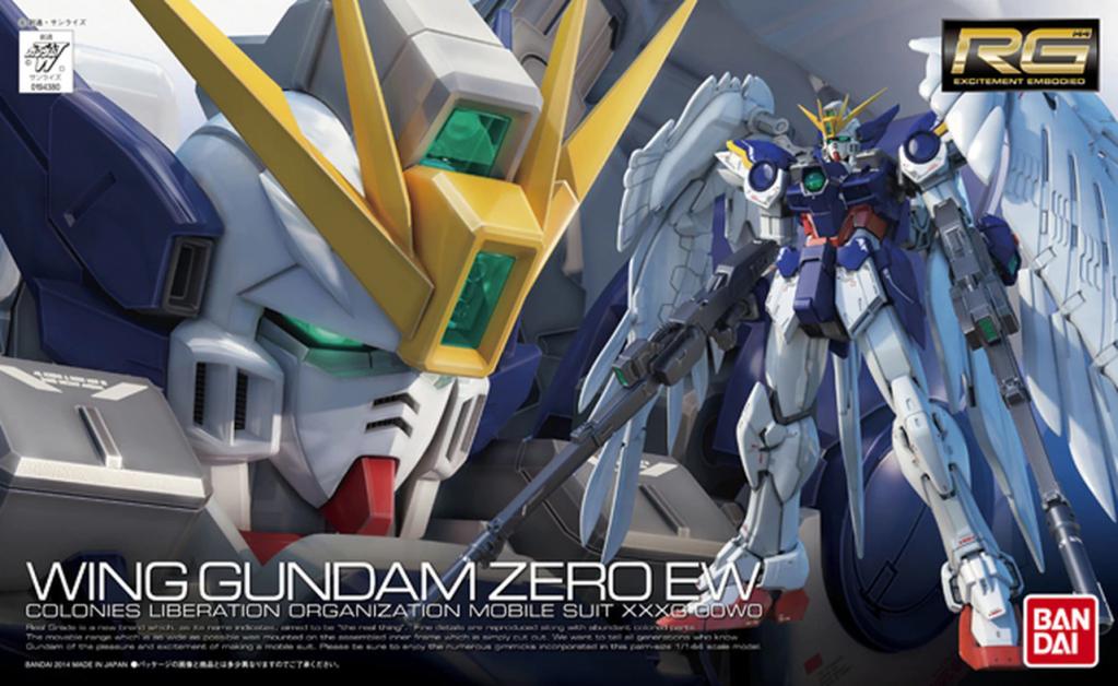 GUNDAM Model Kit Real Grade Wing Gundam Zero EW 13 CM