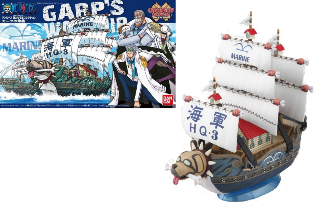ONE PIECE Model Kit Ship Garp Model Kit Bandai