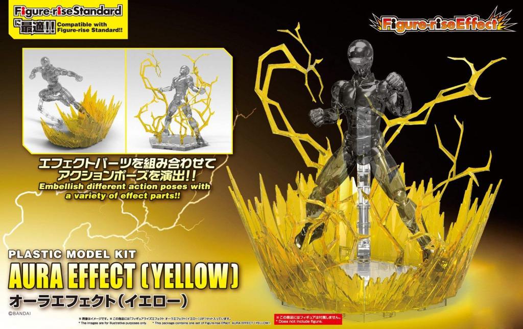 DRAGON BALL Model Kit EFFECT Aura Effect Yellow