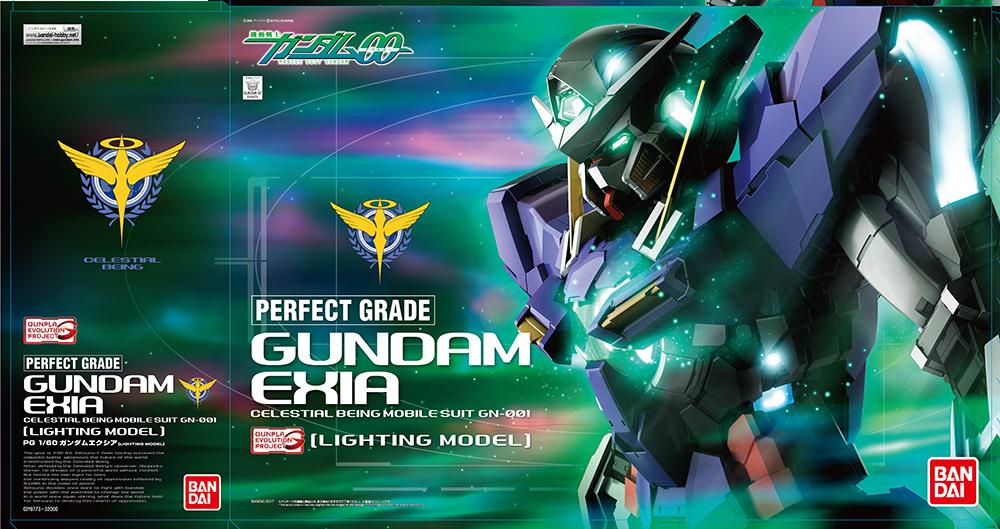 GUNDAM Model Kit Perfect Grade EXIA Lighting Model 27cm