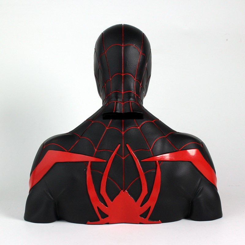 MARVEL - Money Box Blister Box - Miles Morales Deluxe Bust 20 cm_IMAGE_5