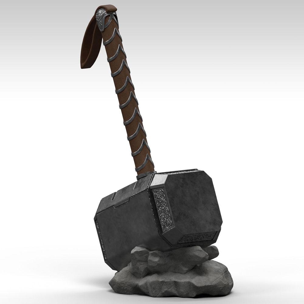 MARVEL - MEGA BANK - Mjolnir - 28cm_IMAGE_2