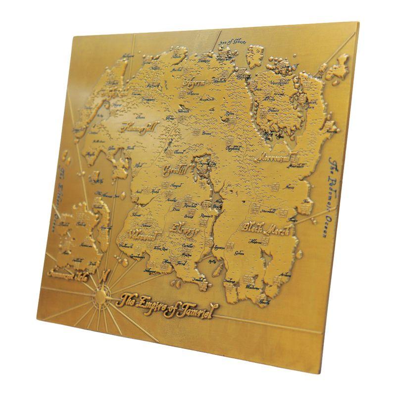 THE ELDER SCROLLS - Carte en métal de Tamriel de Collection - 3