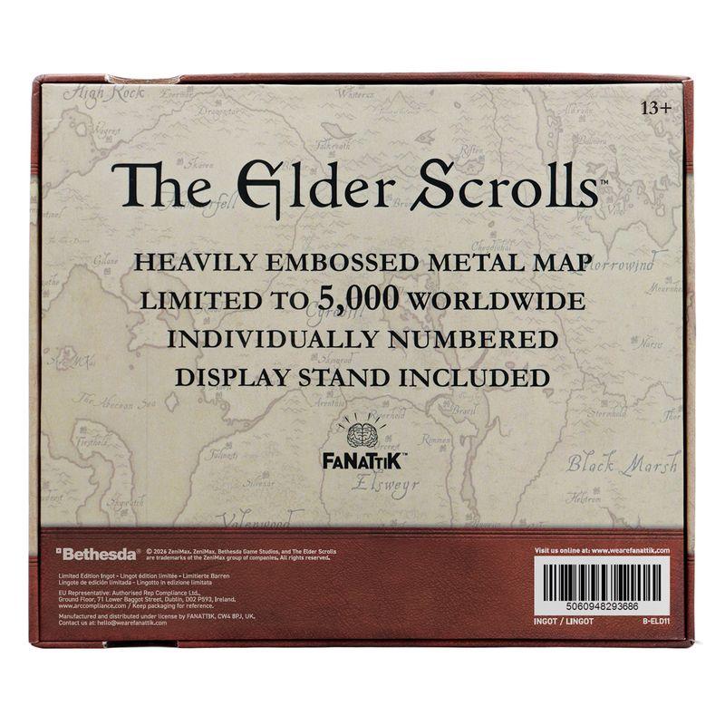THE ELDER SCROLLS - Carte en métal de Tamriel de Collection - 6
