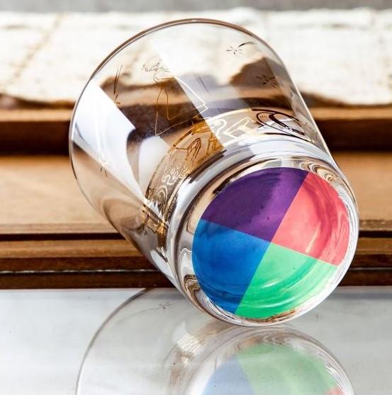 HOWL'S MOVING CASTLE - Howl and Sophie - Engraved glass 8x8x8.9cm - 3