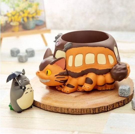 MON VOISIN TOTORO - Totoro et Chatbus - Boite Diorama 12.5cm